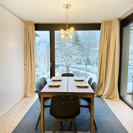 Mountain View Luxury Apartment At Interlaken West Station With Balcony, Ac And Bbq Apartment Interlaken