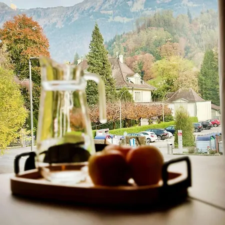 Apartment Mountain View Luxury Apartment At Interlaken West Station With Balcony, Ac And Bbq Interlaken