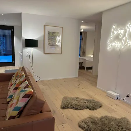 Apartment Mountain View Luxury Apartment At Interlaken West Station With Balcony, Ac And Bbq Interlaken