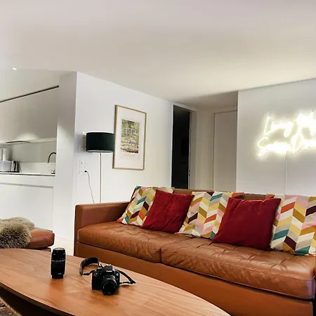 Mountain View Luxury Apartment At Interlaken West Station With Balcony, Ac And Bbq *