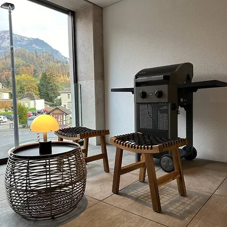 Modern With Balcony And Bbq At West Station Interlaken