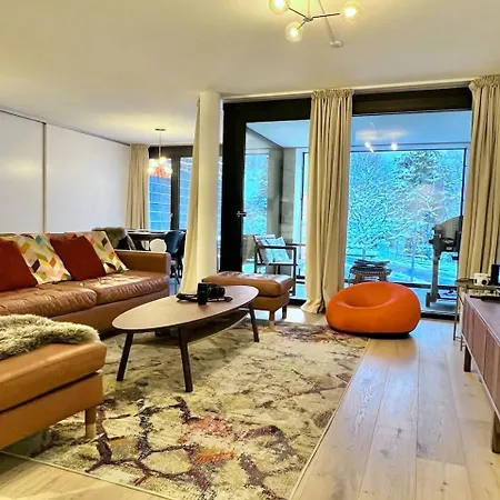 Mountain View Luxury Apartment At Interlaken West Station With Balcony, Ac And Bbq Apartment