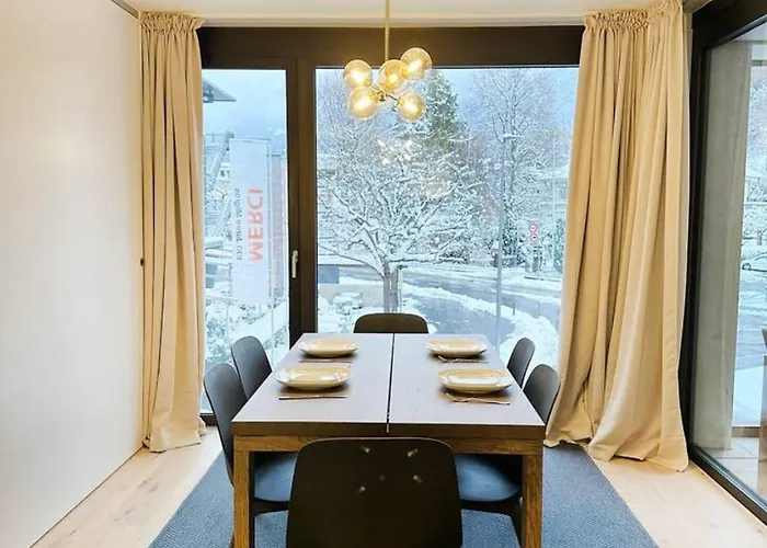 Modern With Balcony And Bbq At West Station Lägenhet Interlaken