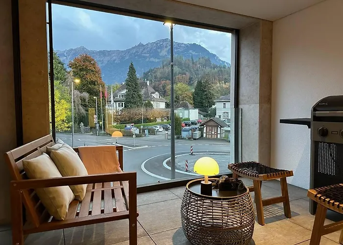 Modern With Balcony And Bbq At West Station Interlaken