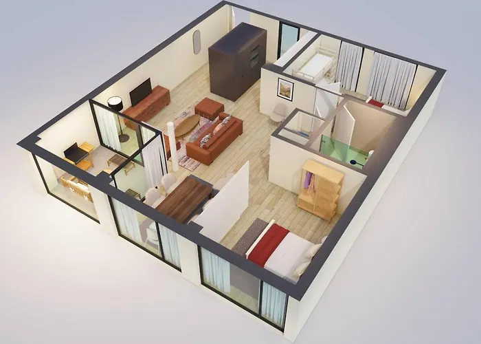 Apartmán Modern With Balcony And Bbq At West Station