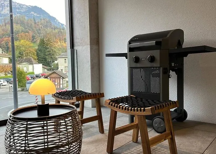 Modern With Balcony And Bbq At West Station Interlaken