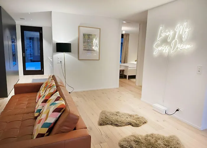 Modern With Balcony And Bbq At West Station Apartmán Interlaken